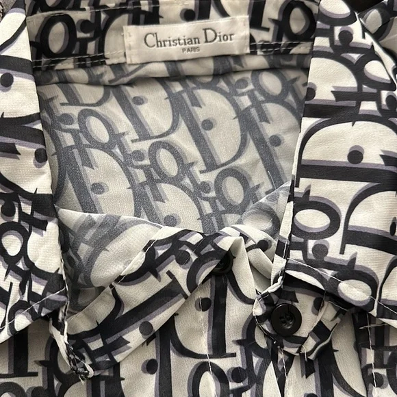 Christian Dior chiffon blouse